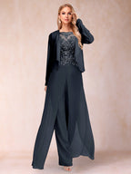 Urielle Navy Blue front view wedding guest dress