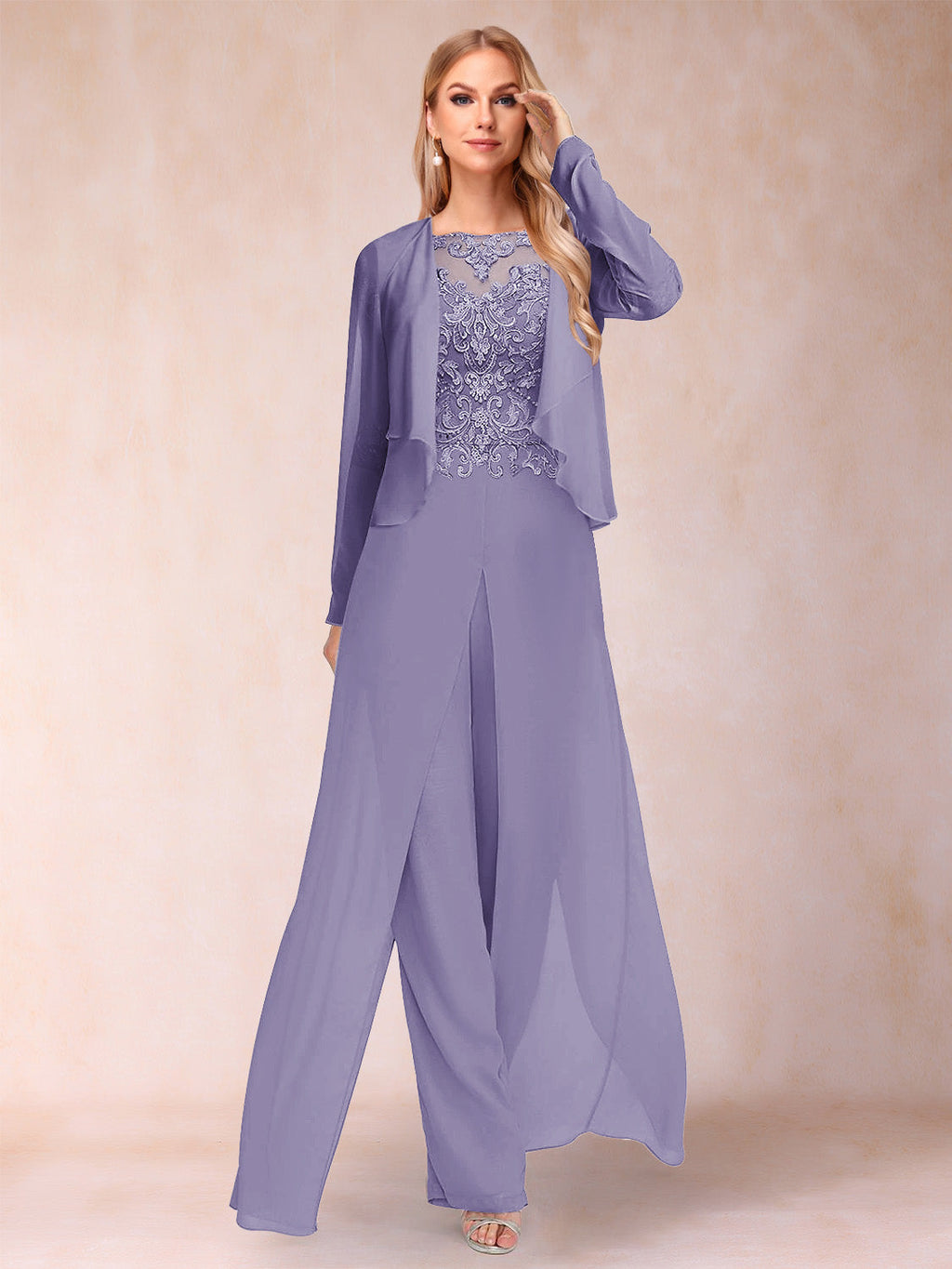 Urielle Wisteria back view wedding guest dress