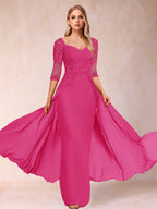 Kerensa Hope Hot Pink front view mother of the bride dress