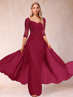 Kerensa Hope Burgundy back view mother of the bride dress