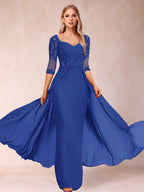 Kerensa Hope Royal Blue back view mother of the bride dress