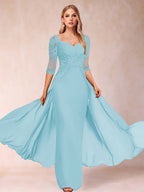 Kerensa Hope Sky Blue back view mother of the bride dress