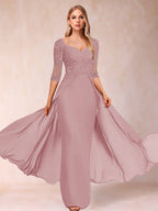 Kerensa Hope Mauve front view mother of the bride dress