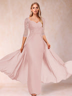 Kerensa Hope Pearl Pink back view mother of the bride dress