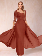 Kerensa Hope Rust front view mother of the bride dress