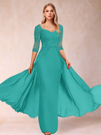 Kerensa Hope Turquoise back view mother of the bride dress
