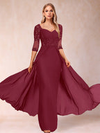 Kerensa Hope Burgundy side view mother of the bride dress