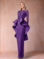 Lavinia Dove Regency front view mother of the bride dress