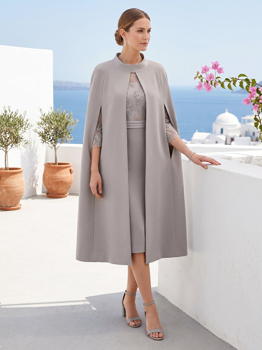 Elena Mae Mauve front view mother of the bride dress