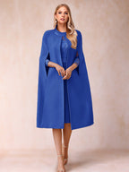 Elena Mae Royal Blue back view mother of the bride dress