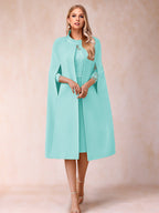 Elena Mae Sky Blue back view mother of the bride dress