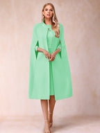 Elena Mae Mint Green front view mother of the bride dress