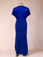 Kerensa Navy Blue back view wedding guest dress
