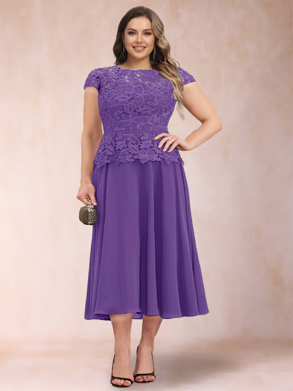 Carmen Mae Regency front view mother of the bride dress