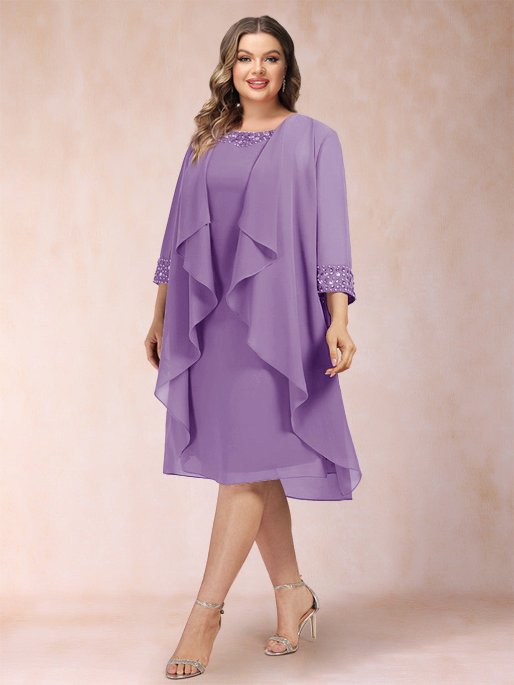 Paula Mae Wisteria back view mother of the bride dress