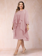 Paula Mae Mauve front view mother of the bride dress