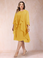 Paula Mae Gold back view mother of the bride dress