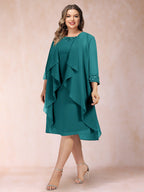 Paula Mae Peacock front view mother of the bride dress