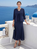 Jessamine Royal Blue front view wedding guest dress