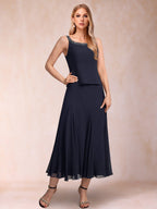 Jessamine Royal Blue side view wedding guest dress
