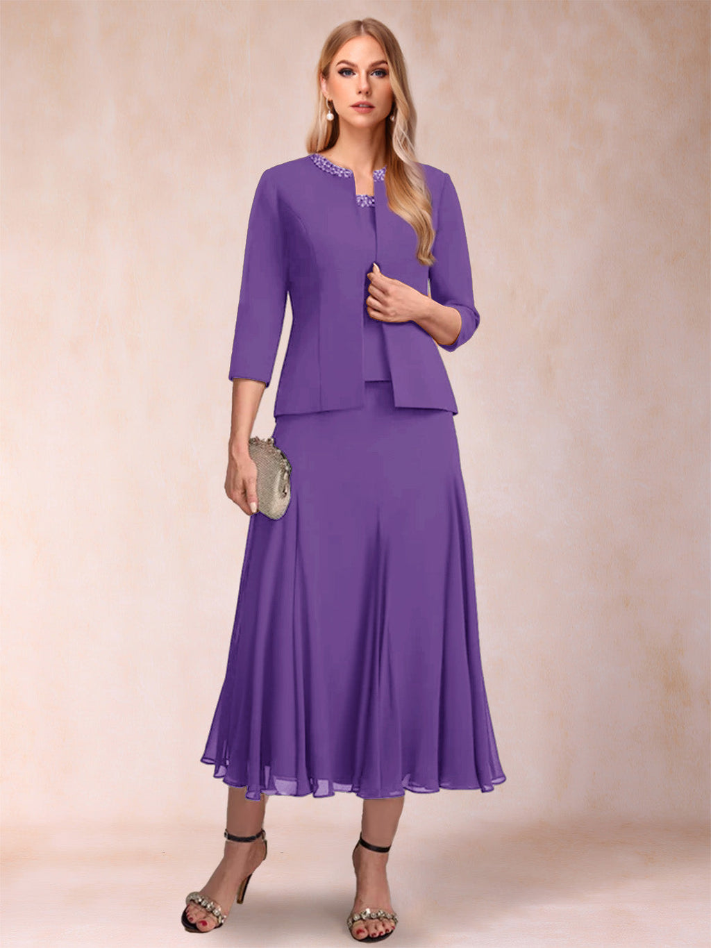 Jessamine Regency front view wedding guest dress