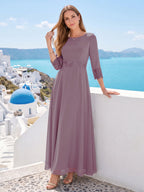 Imogen Claire Wisteria front view mother of the bride dress