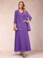 Adelaide Rose Regency front view mother of the bride dress