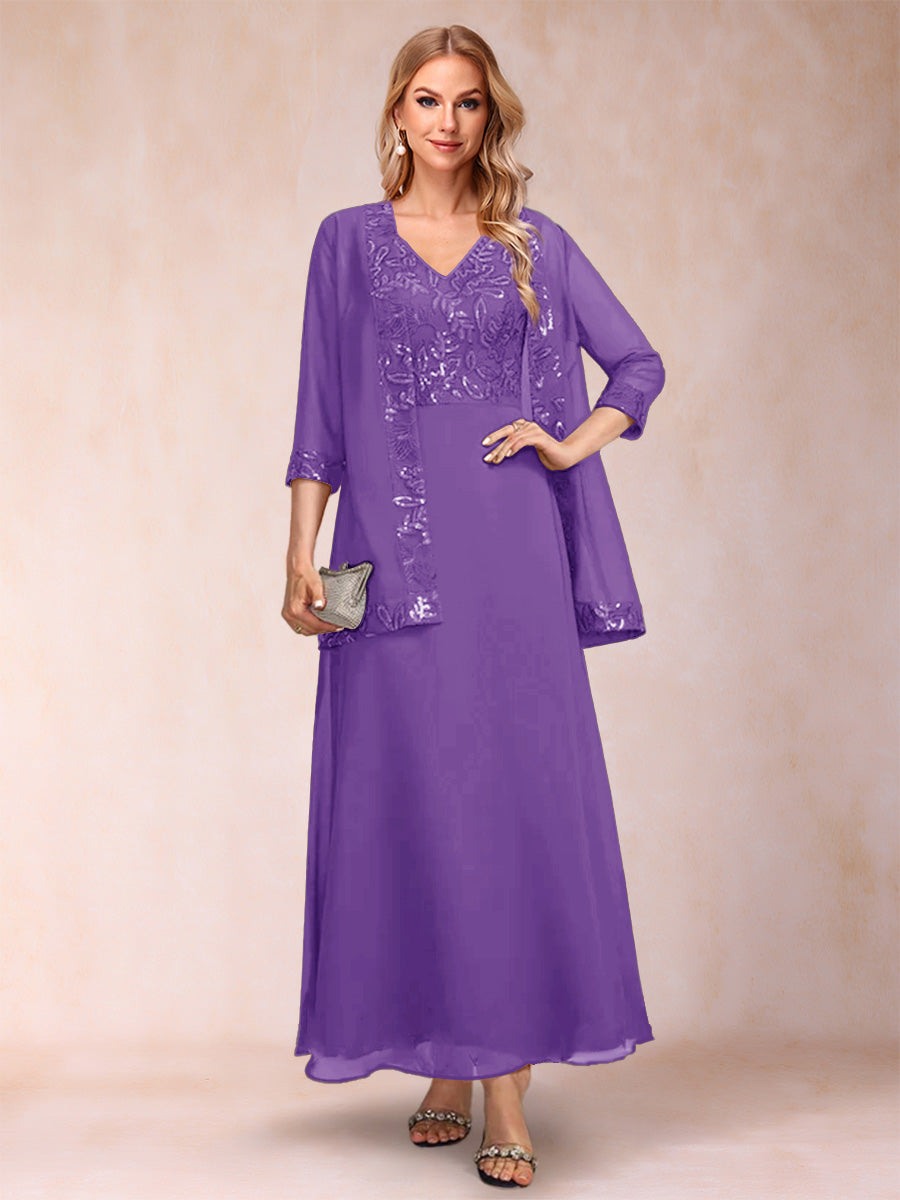 Adelaide Rose Regency front view mother of the bride dress