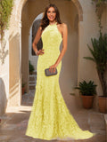 Damaris daffodil front view prom dress