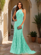 Damaris pool blue alternate front view 3 prom dress