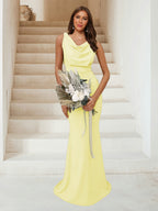 Isadora Daffodil front view bridesmaid dress