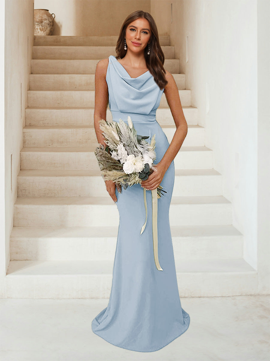 Isadora Lavender front view bridesmaid dress