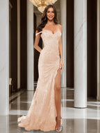 Heloise champagne alternate front view 2 prom dress