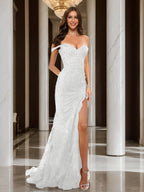 Heloise ivory alternate front view 2 prom dress