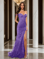 Heloise regency front view prom dress
