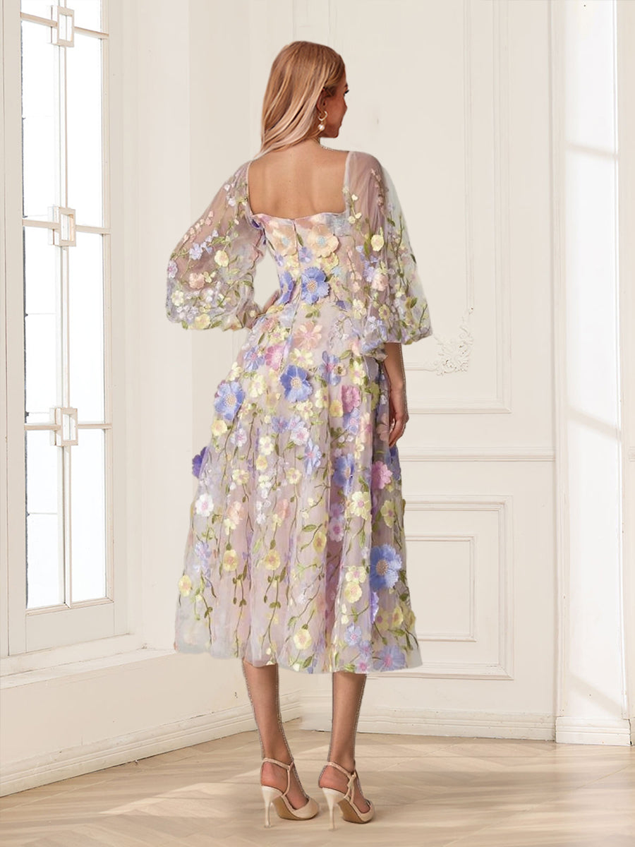 Leona Claire Lilac back view mother of the bride dress