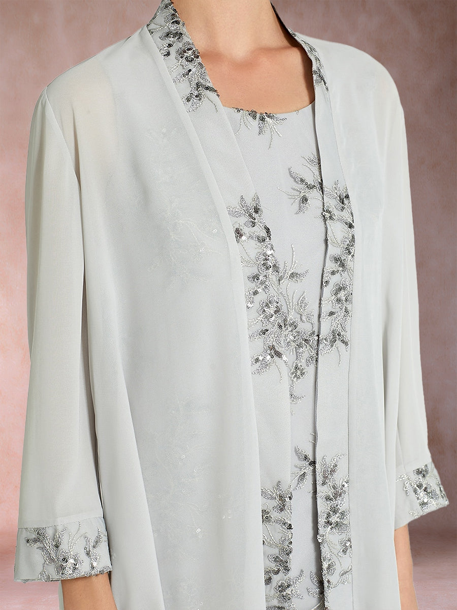 Elara dove grey alternate view mother of the bride outfit