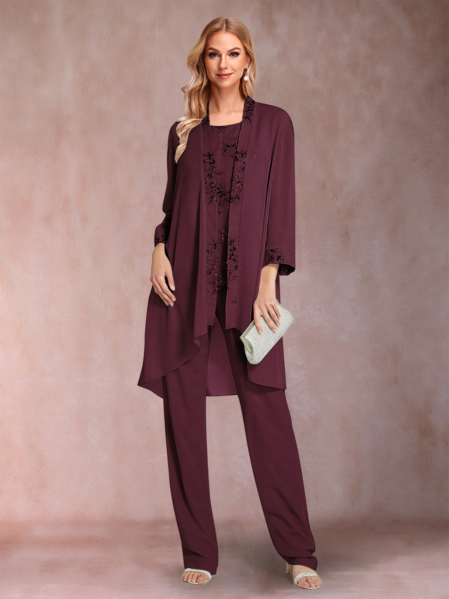 Elara burgundy alternate front view 2 mother of the bride outfit