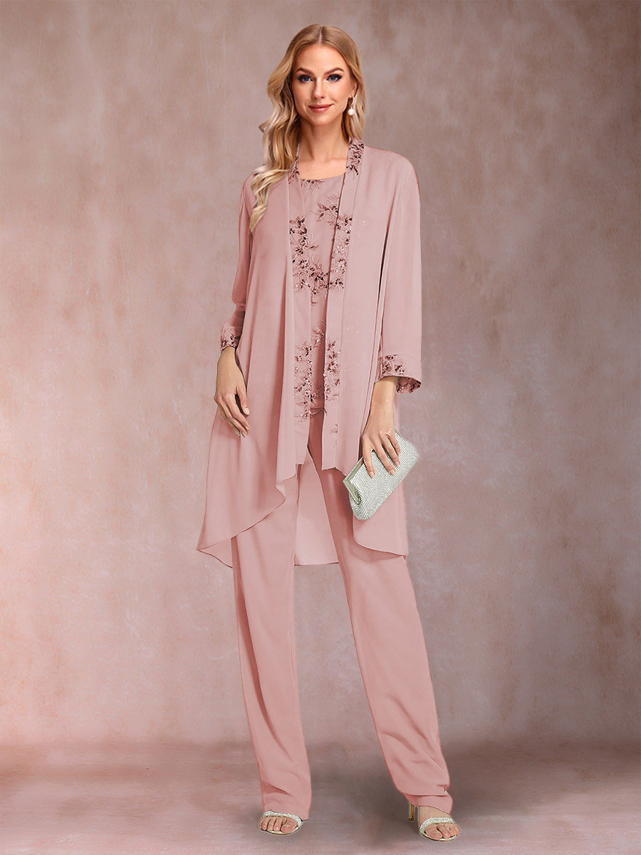 Elara dusty rose alternate front view 2 mother of the bride outfit