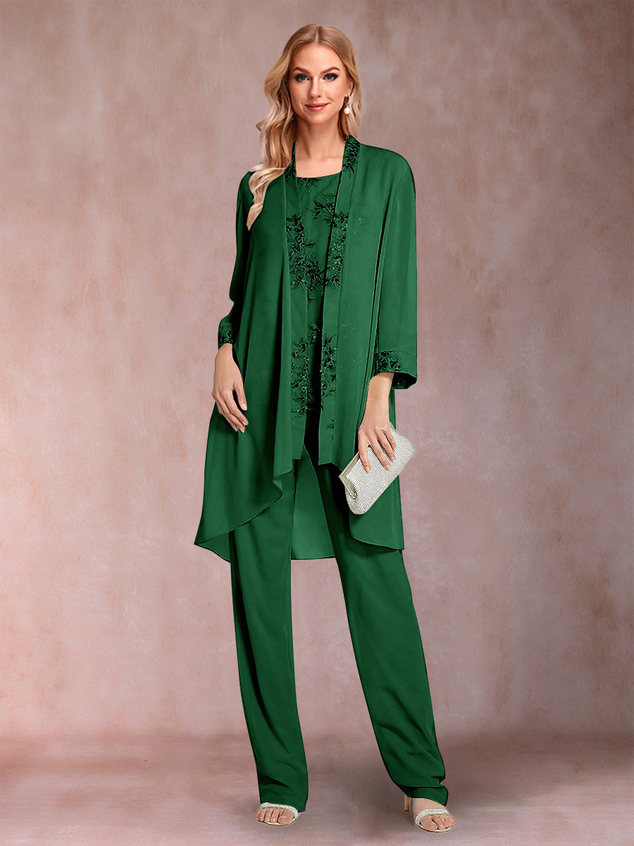 Elara emerald front view mother of the bride outfit