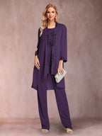 Elara grape front view mother of the bride outfit