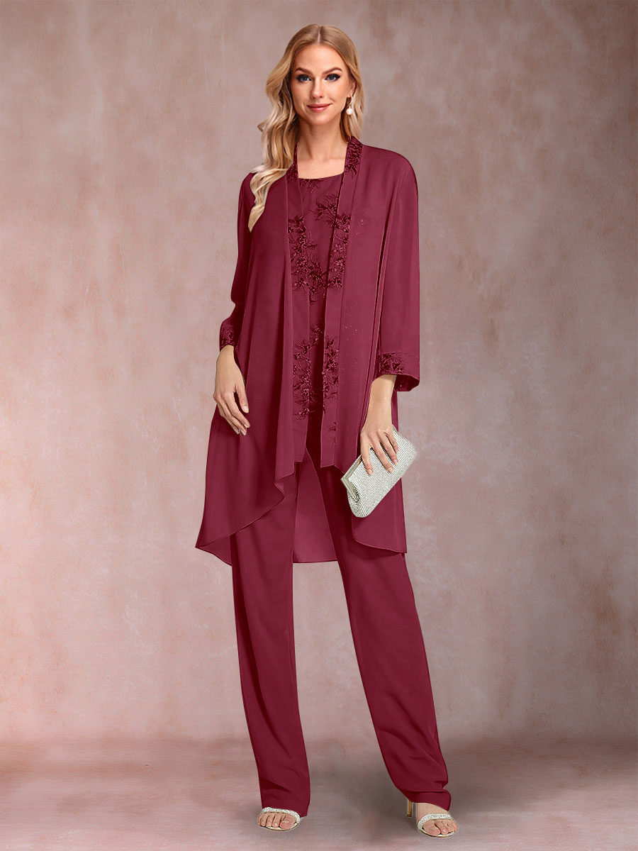 Elara burgundy alternate front view 3 mother of the bride outfit
