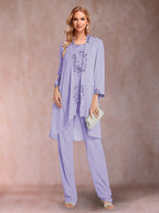 Elara lilac front view mother of the bride outfit