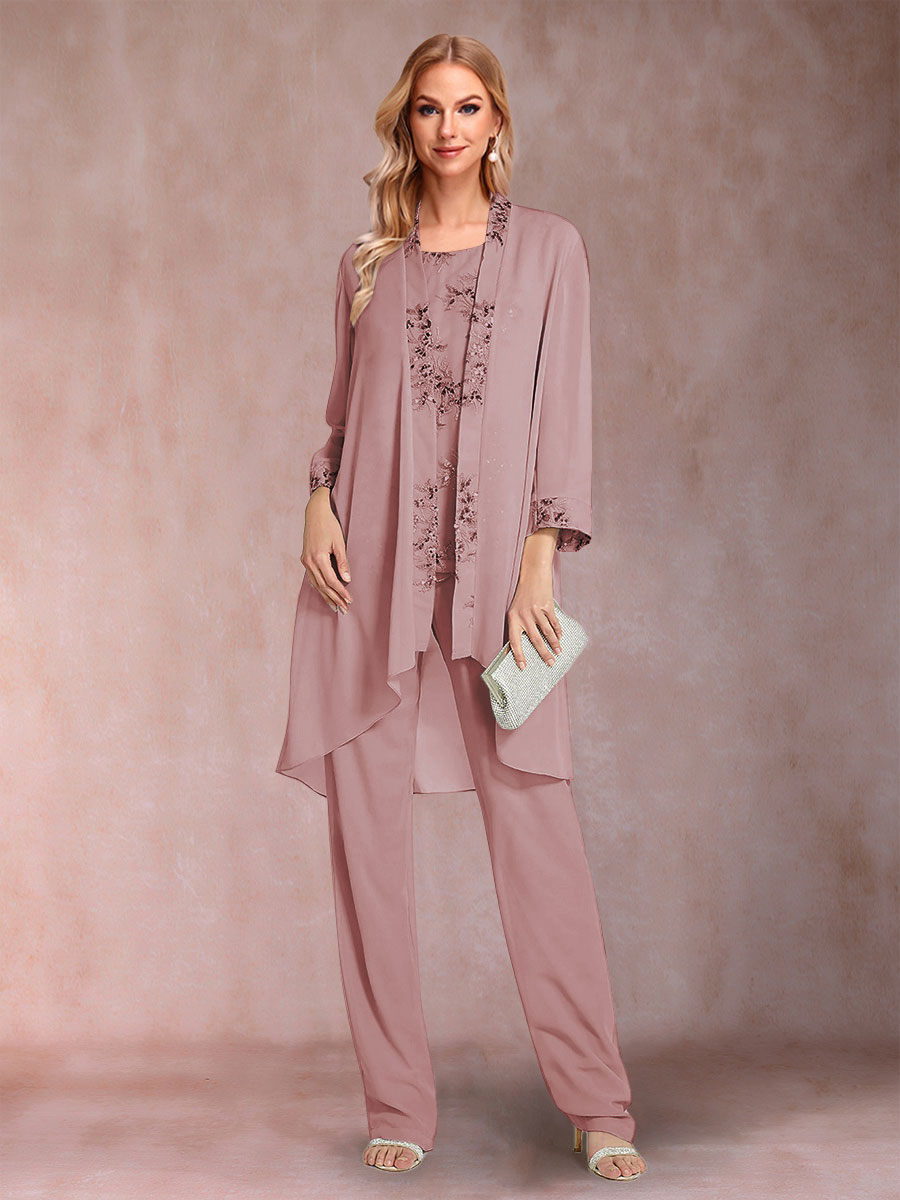 Elara mauve front view mother of the bride outfit