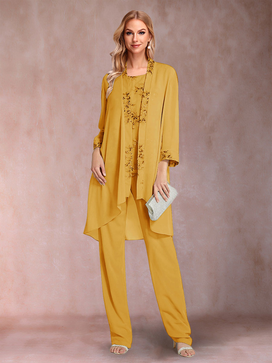 Elara gold alternate front view 2 mother of the bride outfit
