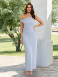 Wynne Royal Blue front view wedding guest dress