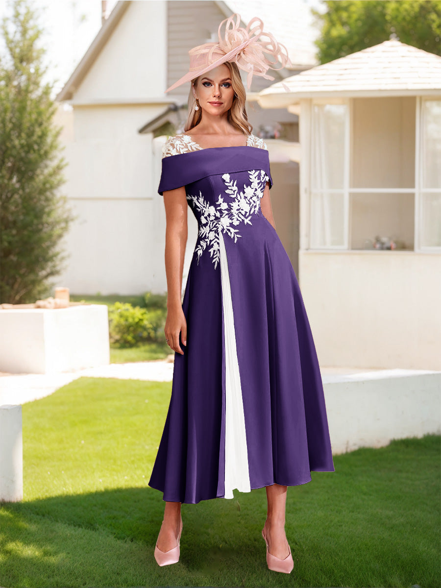 Felicite Regency front view wedding guest dress