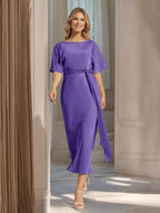Rosalind Regency front view wedding guest dress