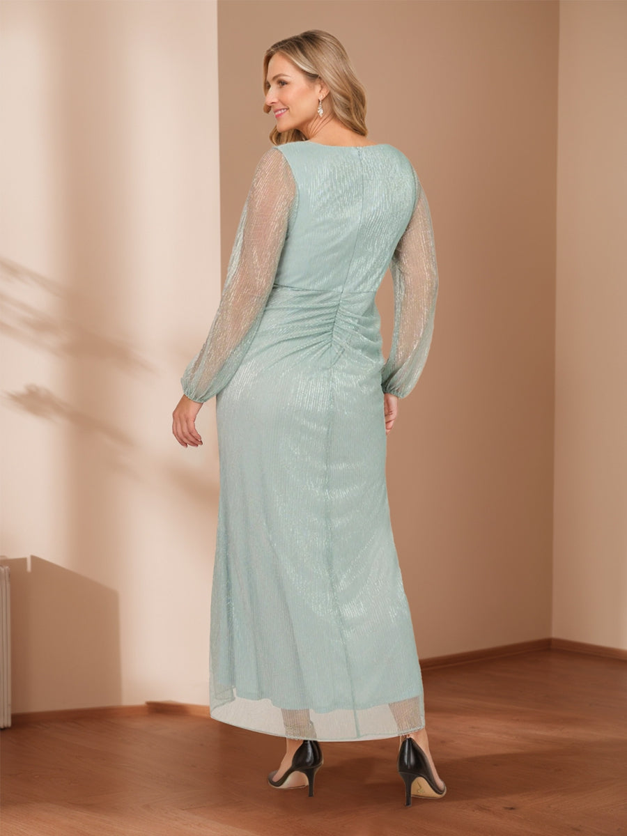 Kezia Pool Blue back view wedding guest dress
