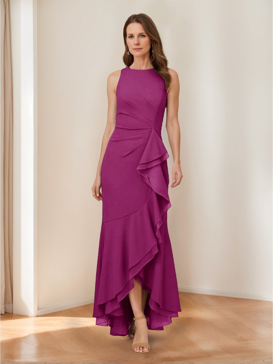 Valeria Mae Orchid front view mother of the bride dress